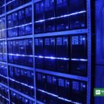 Servere i et datacenter