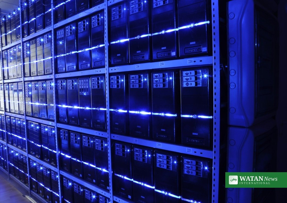 Servere i et datacenter