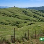 South Korea North Korea military talks: fenced border hills in the Demilitarised Zone