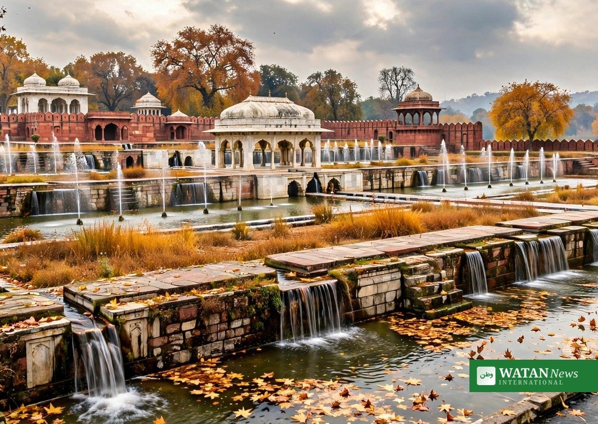 Lahore autumn — Shalimar Gardens in autumn