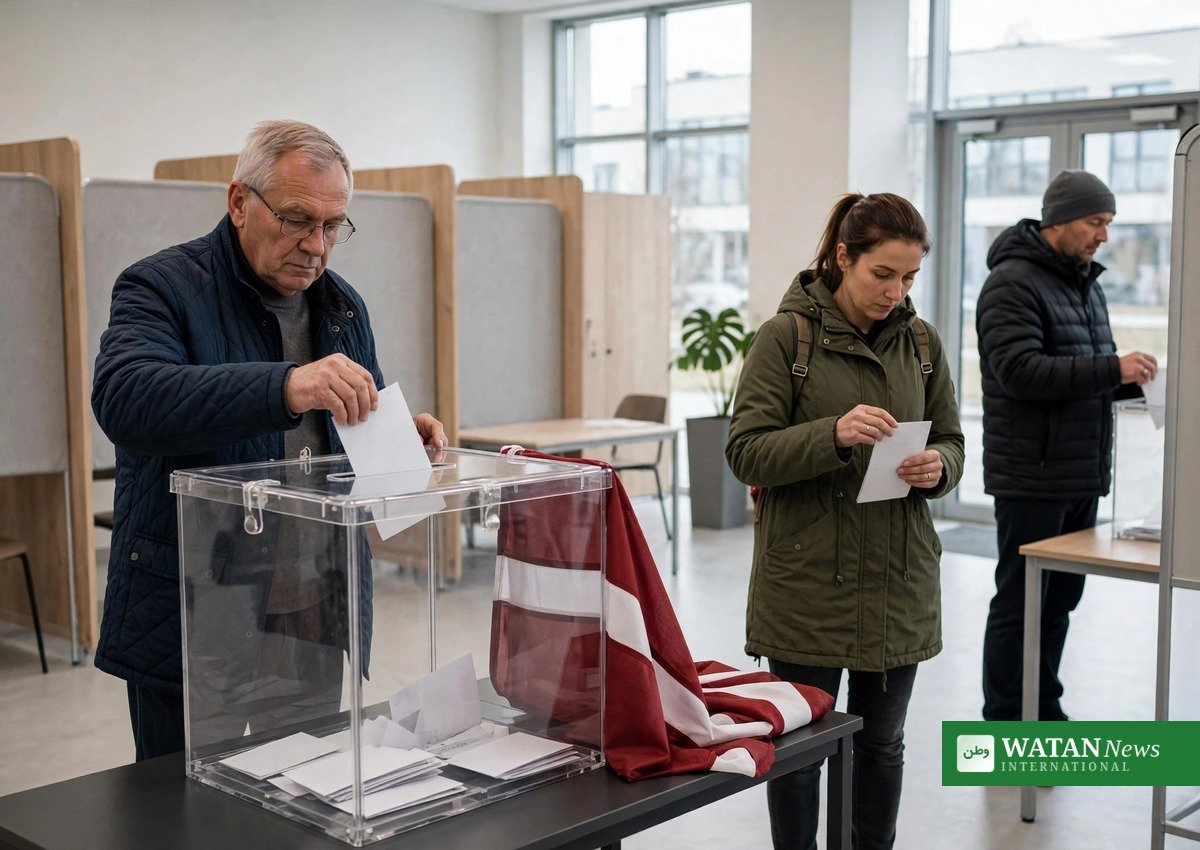 Lettiske vælgere afgiver deres stemme ved parlamentsvalget 2026 – lettisk valgresultat