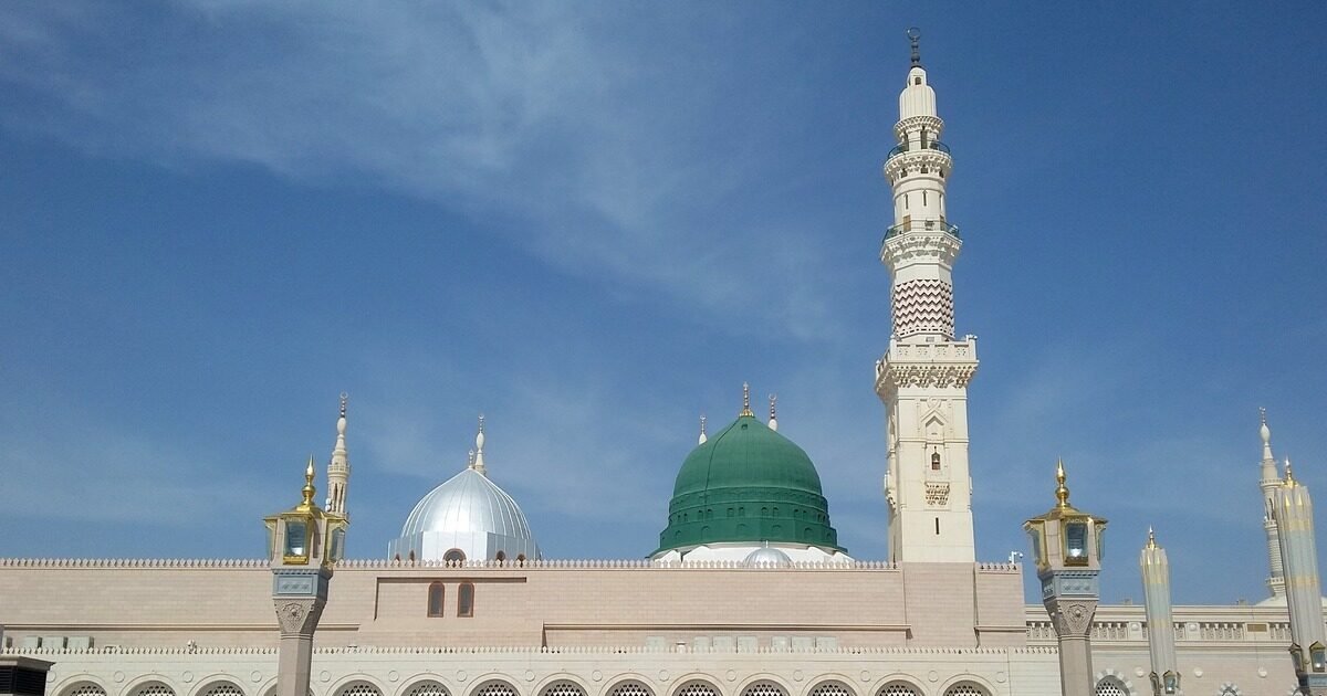 Medina drone attack: Green Dome of the Prophet's Mosque in Medina