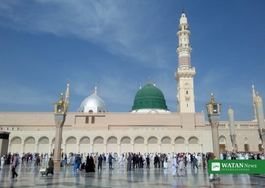 Medina drone attack: Green Dome of the Prophet's Mosque in Medina