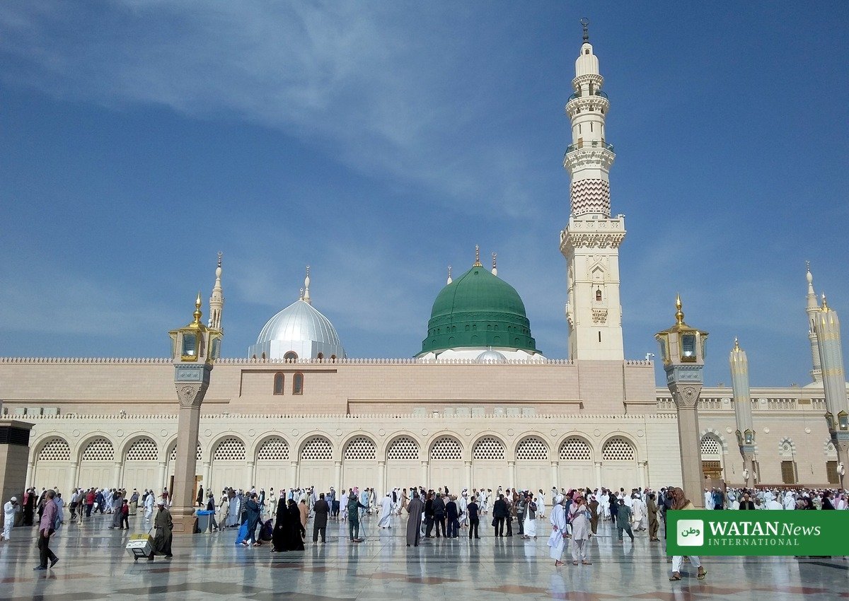 Medina drone attack: Green Dome of the Prophet's Mosque in Medina