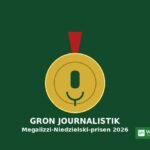 Megalizzi-Niedzielski-prisen 2026 grøn journalistik pris medalje