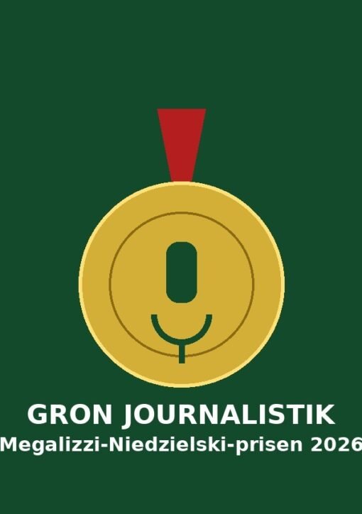 Megalizzi-Niedzielski-prisen 2026 grøn journalistik pris medalje