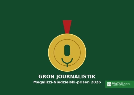 Megalizzi-Niedzielski-prisen 2026 grøn journalistik pris medalje