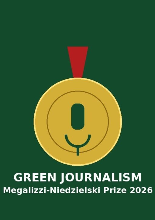 Megalizzi-Niedzielski prize 2026 green journalism award medal