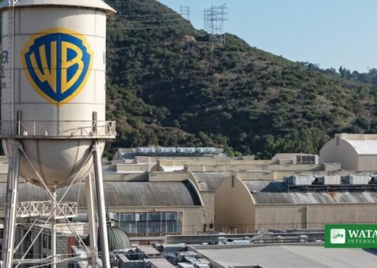 Warner Bros. water tower in Burbank as Paramount Warner Bros Discovery merger clears final legal hurdle