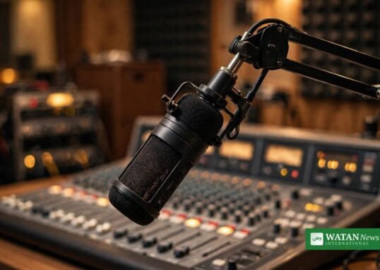 Studiemikrofon i et radiostudie – Socialdemokratiet vil lukke Radio4 og flytte millionerne til andre medier