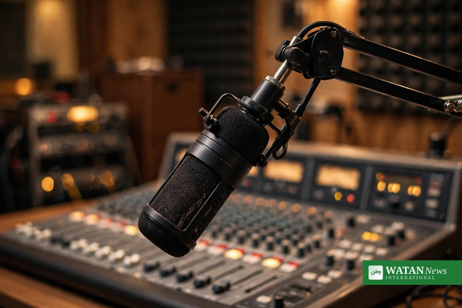 Studiemikrofon i et radiostudie – Socialdemokratiet vil lukke Radio4 og flytte millionerne til andre medier
