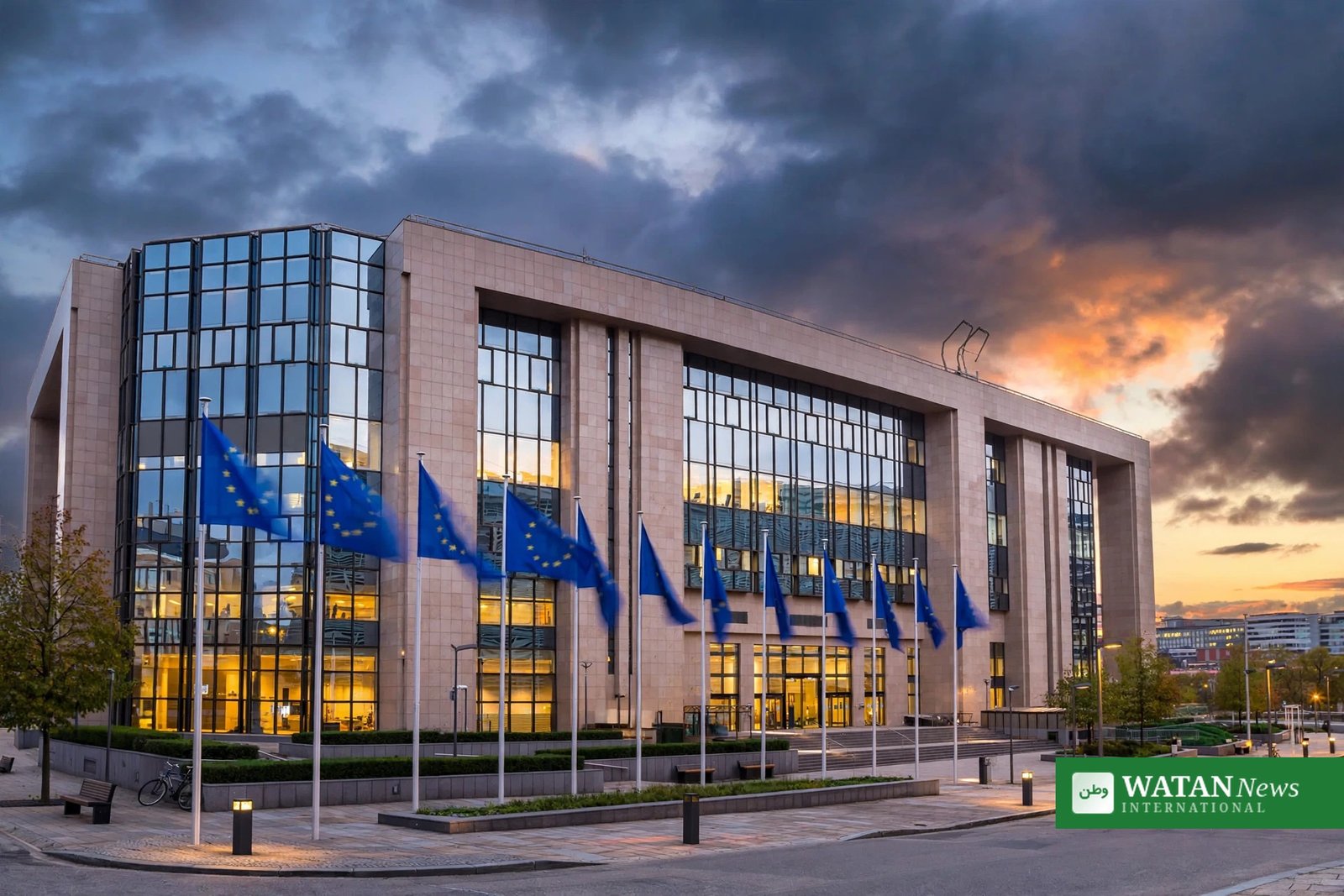 Tilbagesendelsesforordningen vedtaget – EU-bygning i Luxembourg med EU-flag