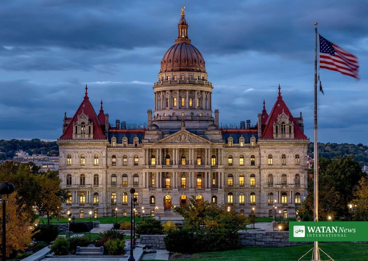 New York State Capitol in Albany, where Governor Hochul signed the executive order for the Cornell gang-rape investigation