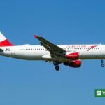 Austrian Airlines Airbus A320 after bomb threat diversion to Sofia
