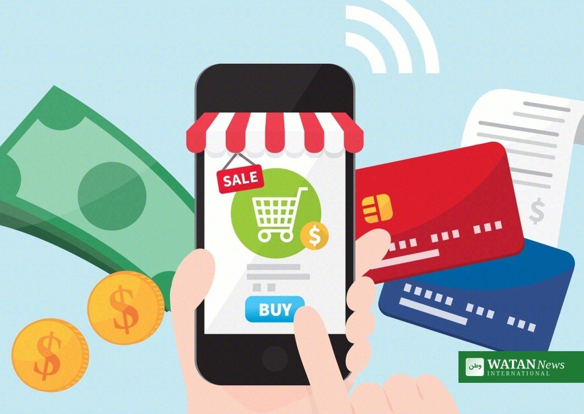 Pakistan Alibaba digital economy: mobile digital payments and e-commerce concept