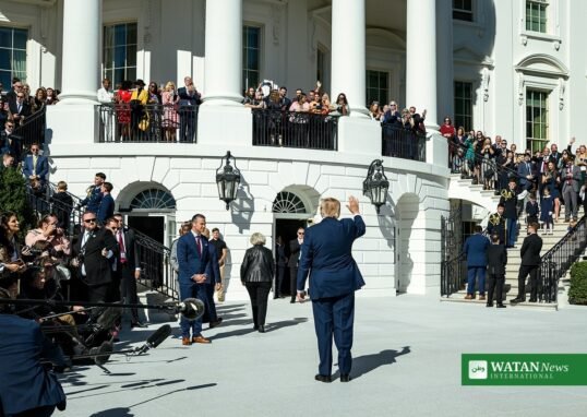 US President Donald Trump at the White House
