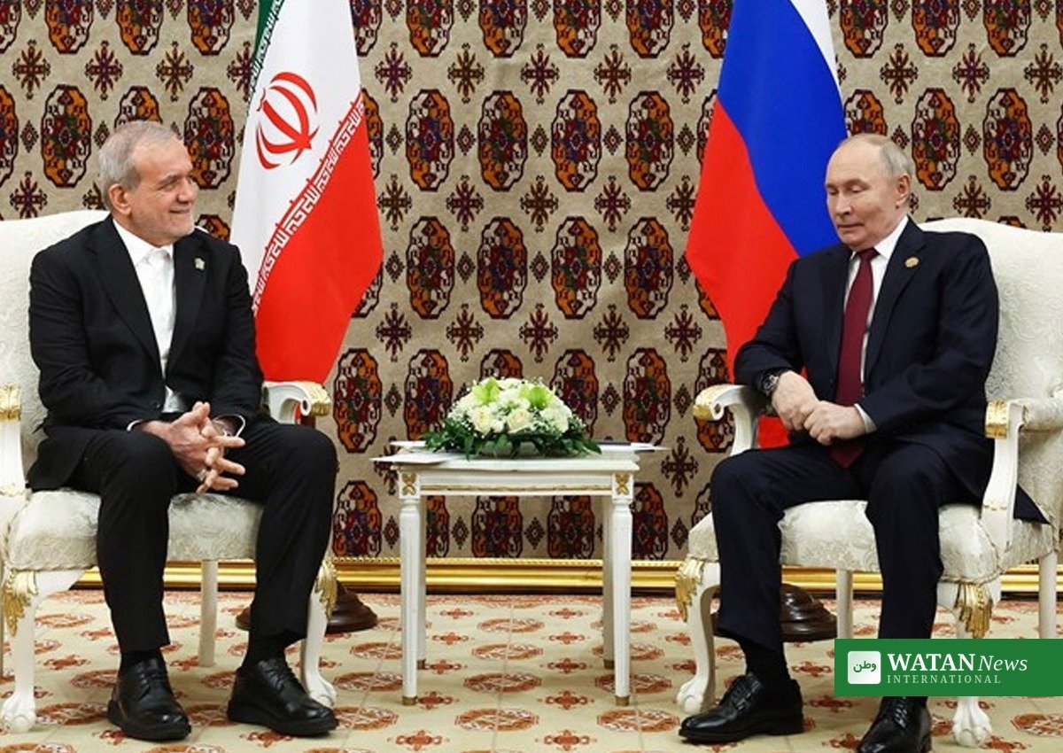 Putin Pezeshkian meeting — Russia and Iran leaders meet in Turkmenistan ahead of CIS summit