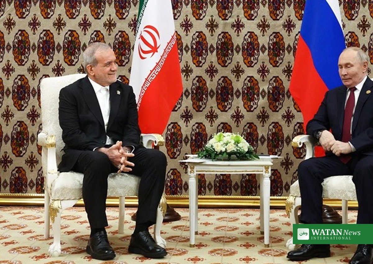 Putin Pezeshkian meeting — Russia and Iran leaders meet in Turkmenistan ahead of CIS summit