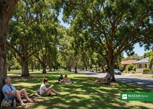 Resilient East klimahandlingsplan Adelaide skyggefuld park træer