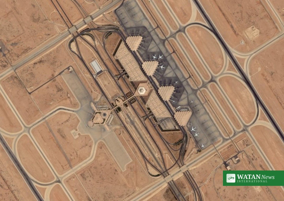 Riyadh airport second attack: aerial view of King Khalid International Airport