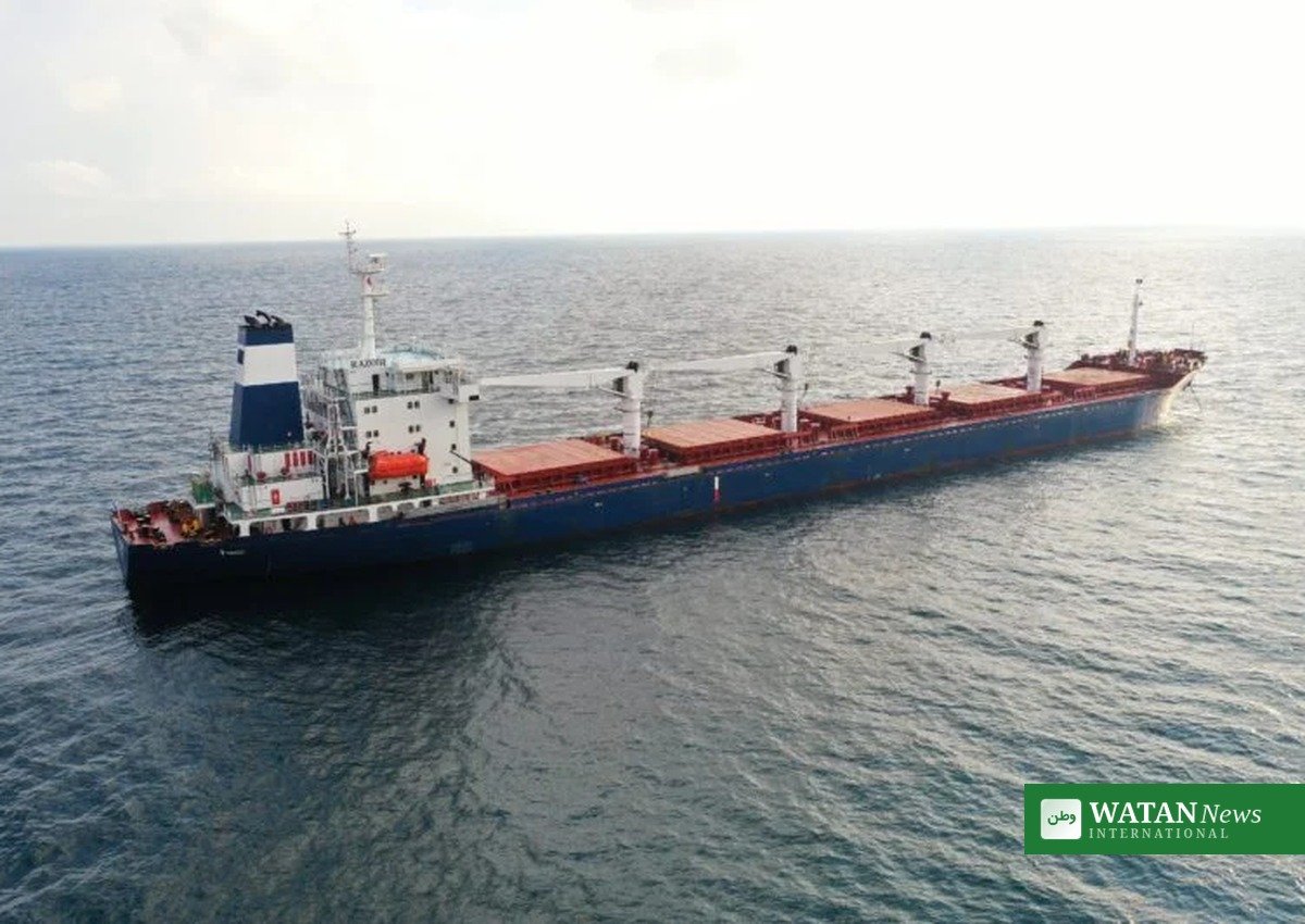 Romanian waters ship attack on Turkish-owned grain ship in the Black Sea