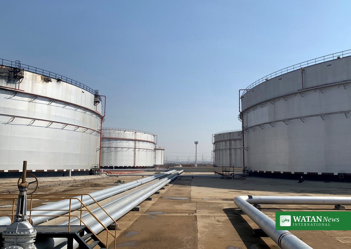 Oil storage facility in Yemen