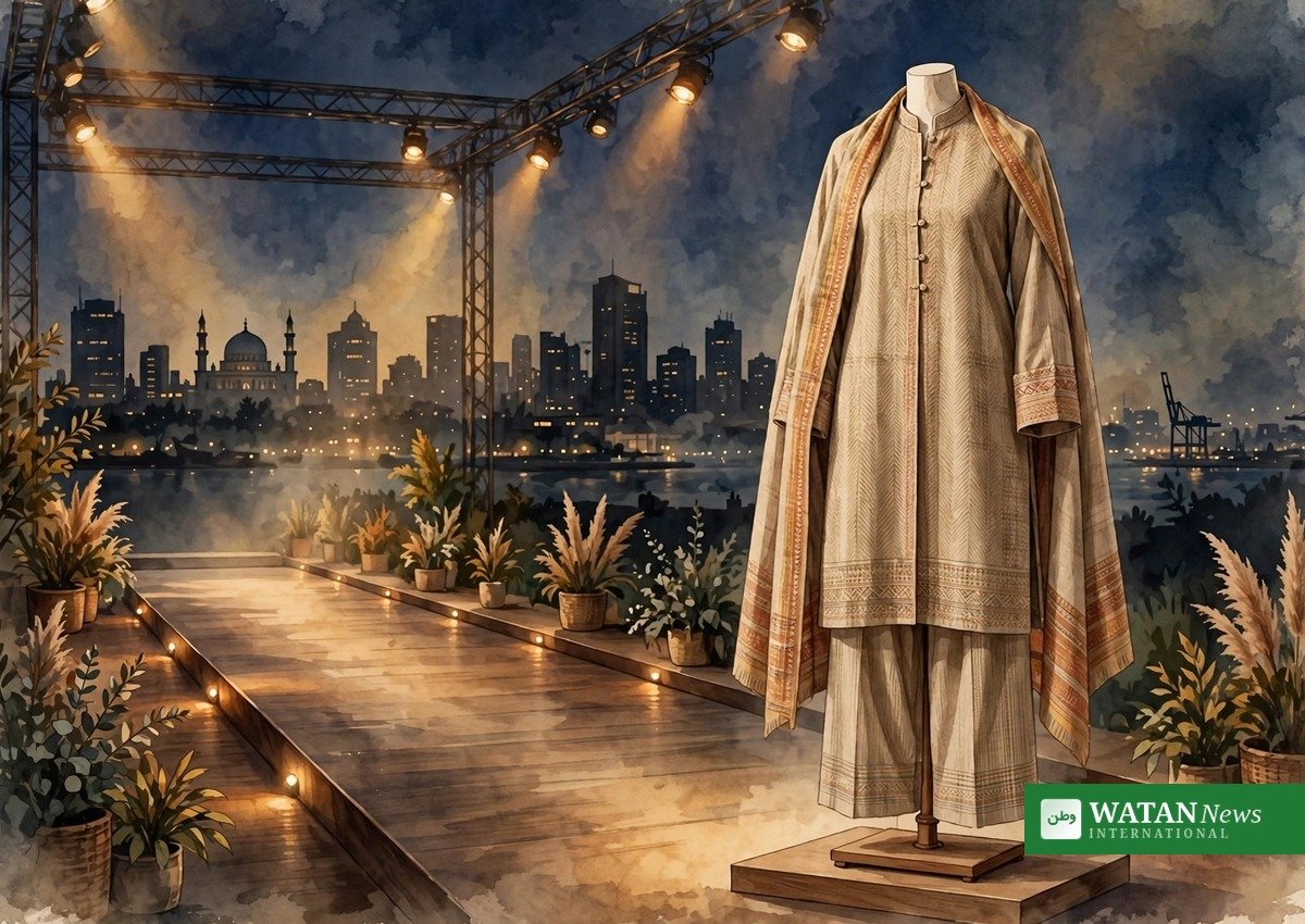 لام فیشن ویک کے رن وے پر پاکستانی ڈیزائنرز کے نئے مجموعے کی نمائش