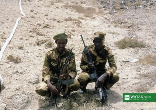 Somali National Army soldiers in Somalia