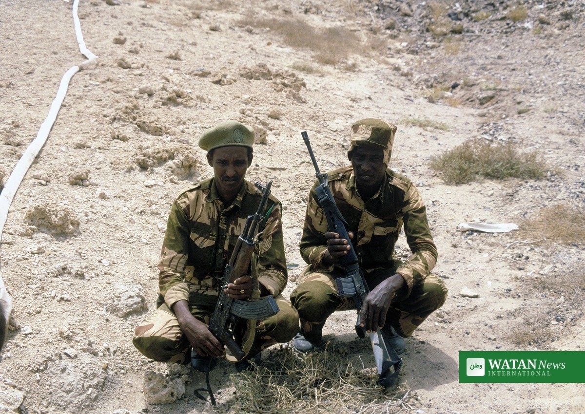 Somali National Army soldiers in Somalia