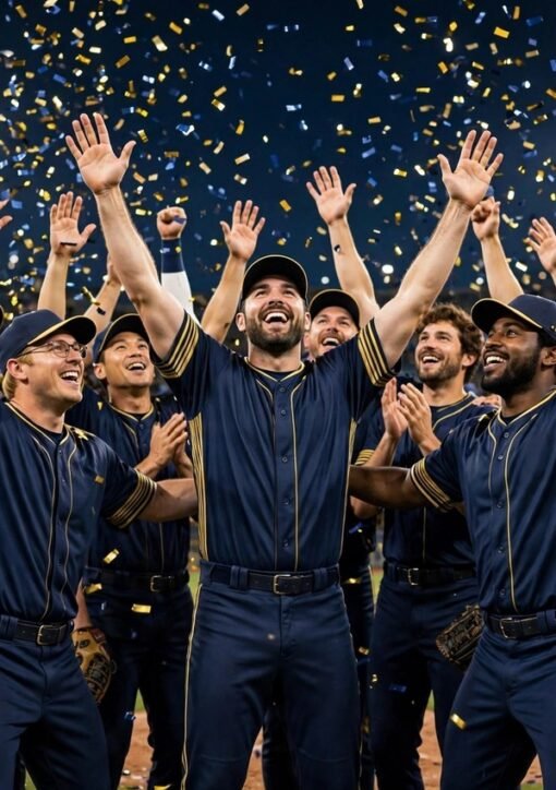 Milwaukee Brewers celebrate their World Series 2026 berth after sweeping the Dodgers.