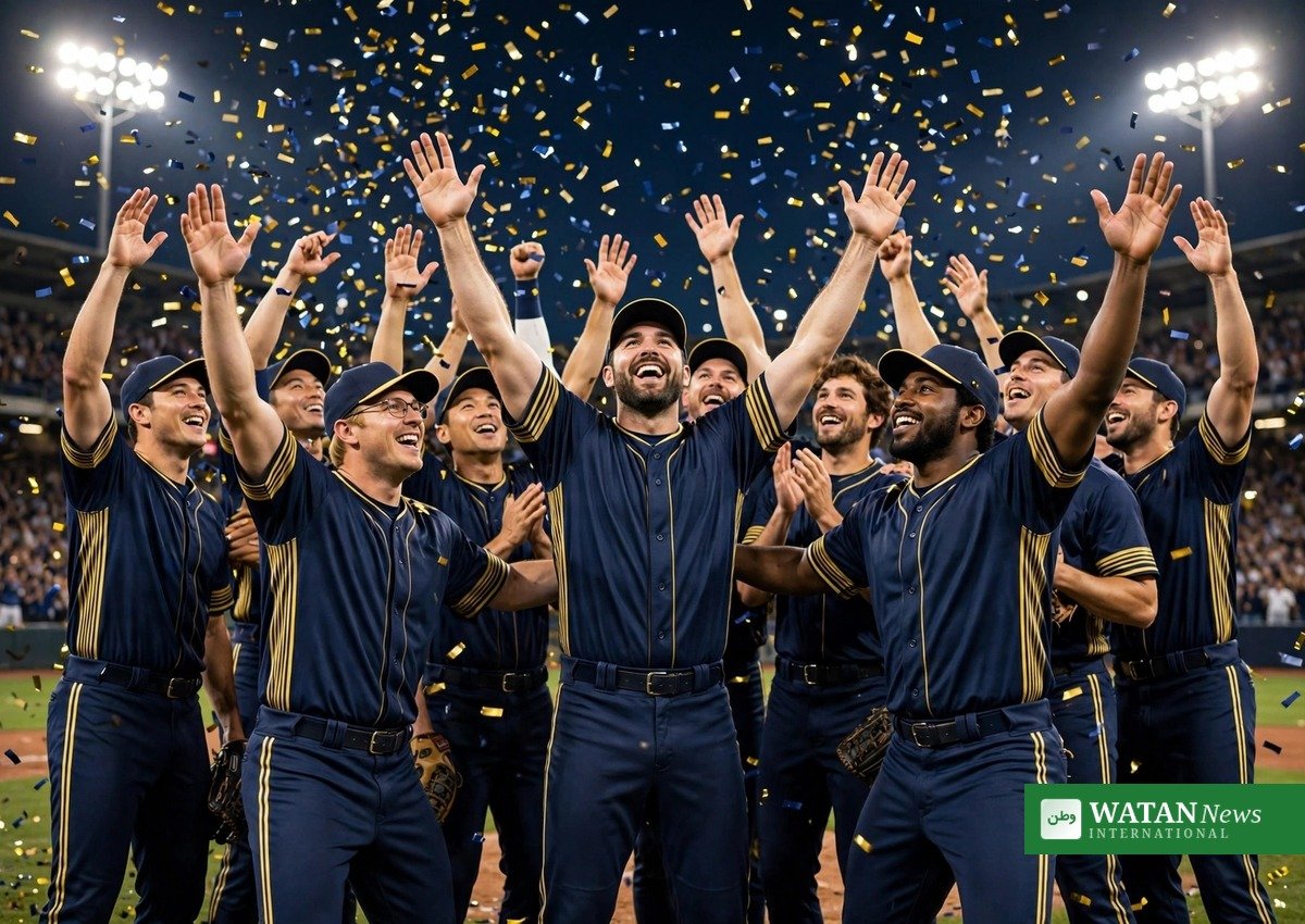 Milwaukee Brewers celebrate their World Series 2026 berth after sweeping the Dodgers.