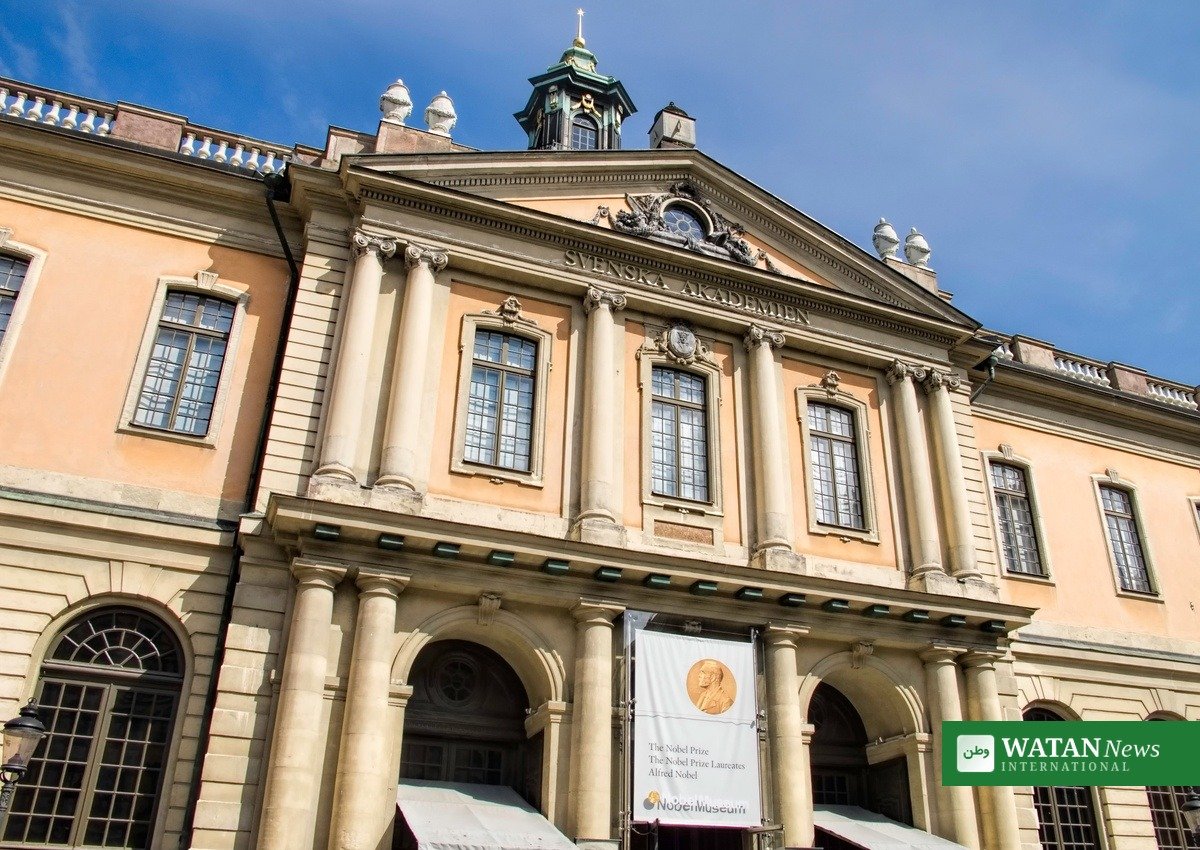 The Swedish Academy building in Stockholm, home of the Nobel Prize in Literature