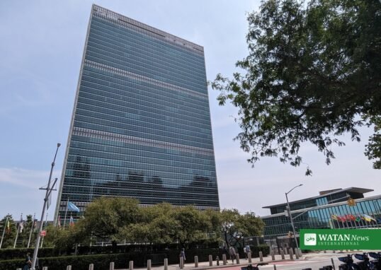 United Nations Headquarters in New York, where Pakistan raised its Afghanistan terror warning