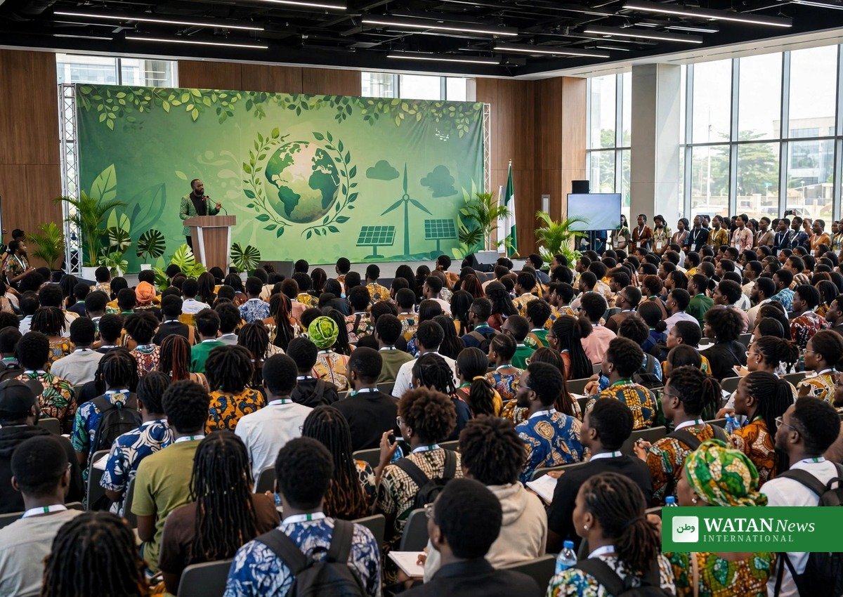 Delegates at a Nigerian youth climate summit hall - South-East NDC Climate Summit