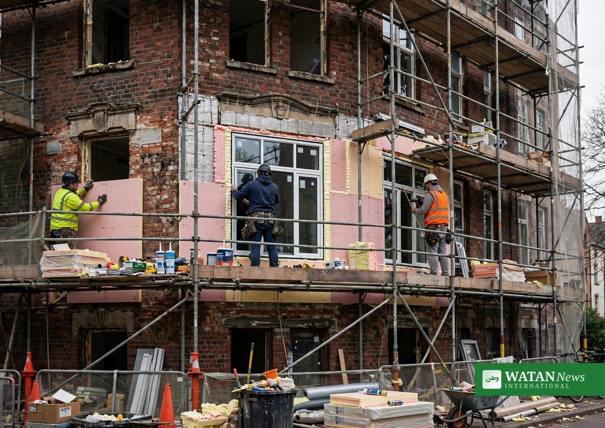Sustainable living: home energy retrofit with insulation and heat pump