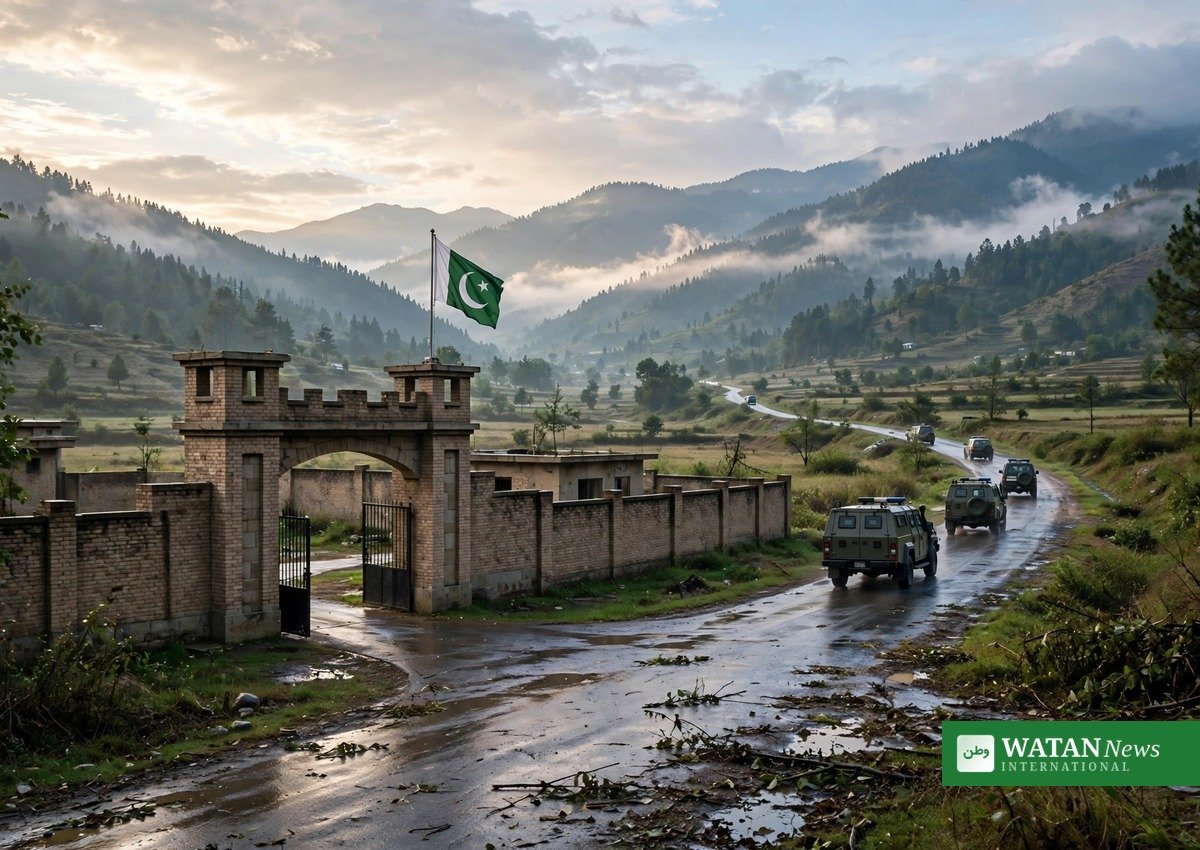 خیبر پختونخوا میں پولیس لائنز کمپاؤنڈ — دہشتگردی کے خلاف کارروائیوں کا علامتی منظر