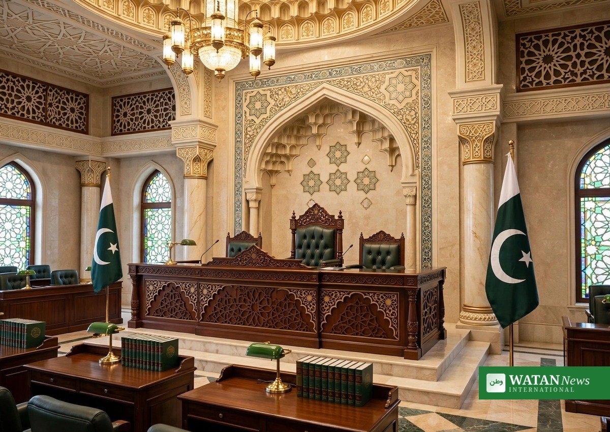 سپریم کورٹ کے عدالت خانے کا علامتی منظر
