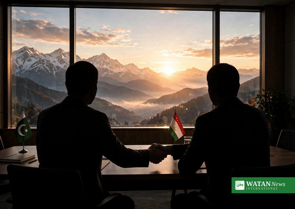 پاکستان اور تاجکستان کے درمیان علامتی سفارتی ملاقات