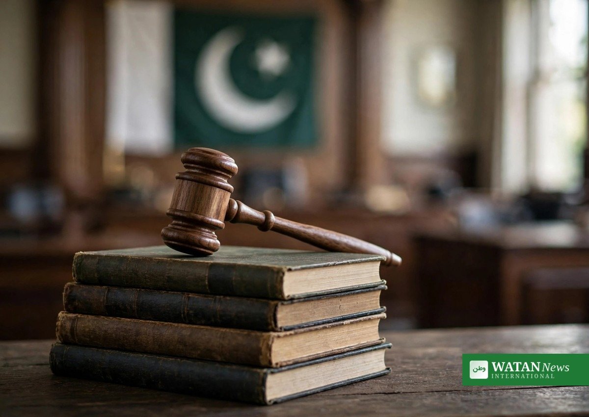 عدالت میں فیصلے کی علامتی تصویر — راء مبینہ ایجنٹ اپیل کی خبر