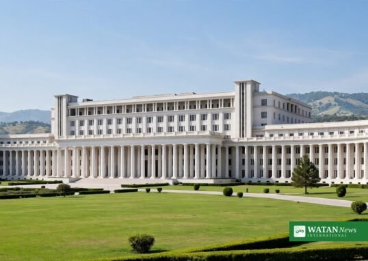 وفاقی سیکریٹریٹ کی عمارت کی علامتی تصویر