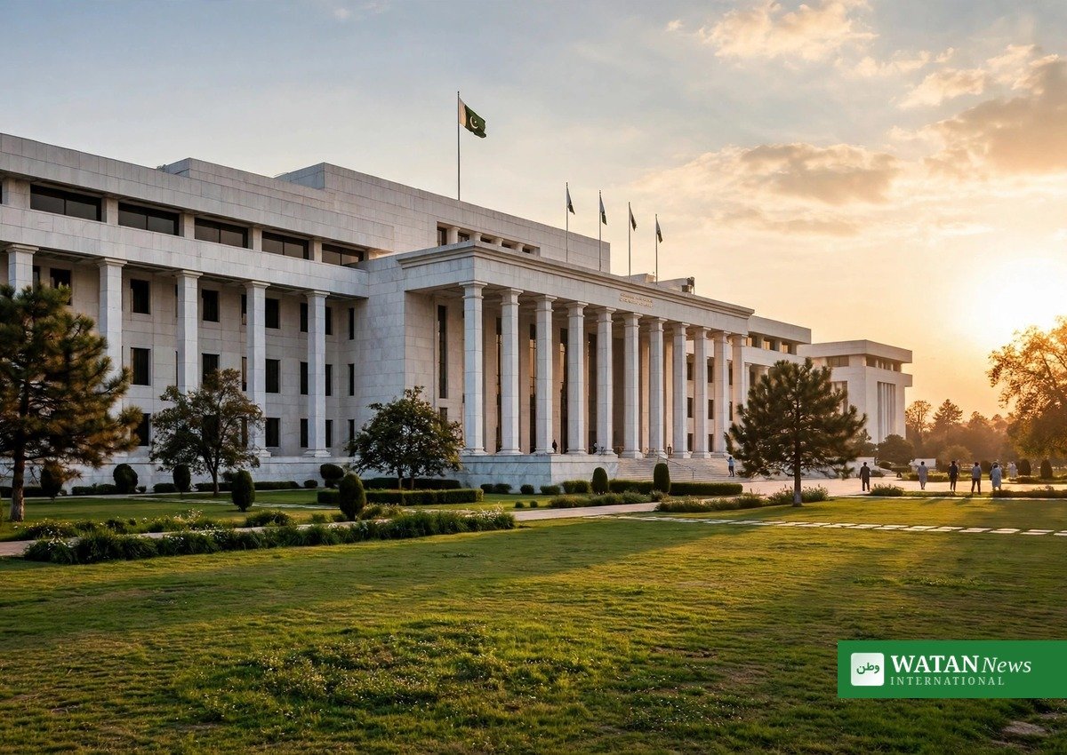 اسلام آباد میں پارلیمنٹ ہاؤس کی عمارت